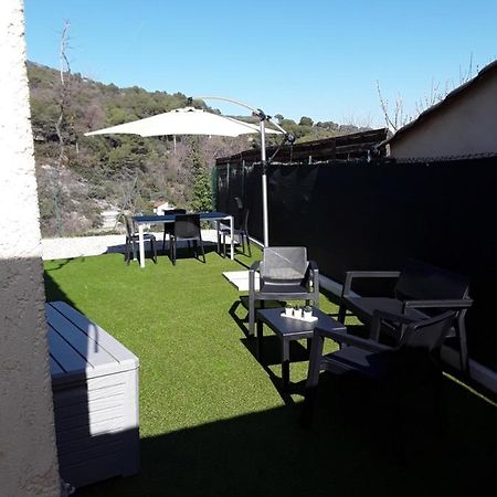 Ferienwohnung F1 Avec Un Espace Jardin Gattières Exterior foto